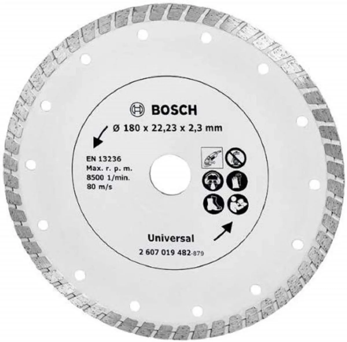 Bosch Diamantschijf 180mm - Hout - 22.23mm As