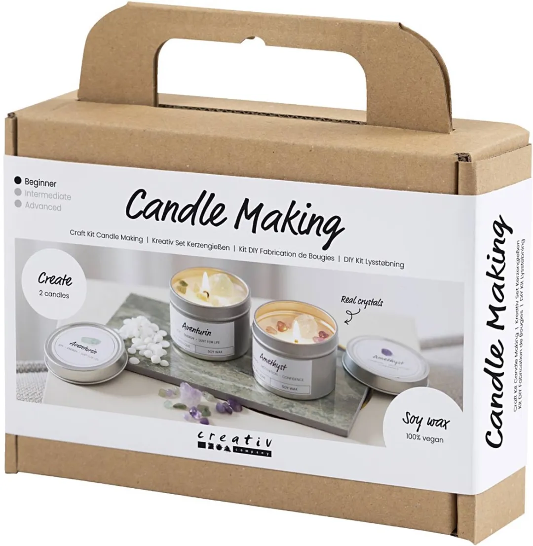 Creativ Company Mini Hobbyset Kaarsgieten Sojakaars Multicolor
