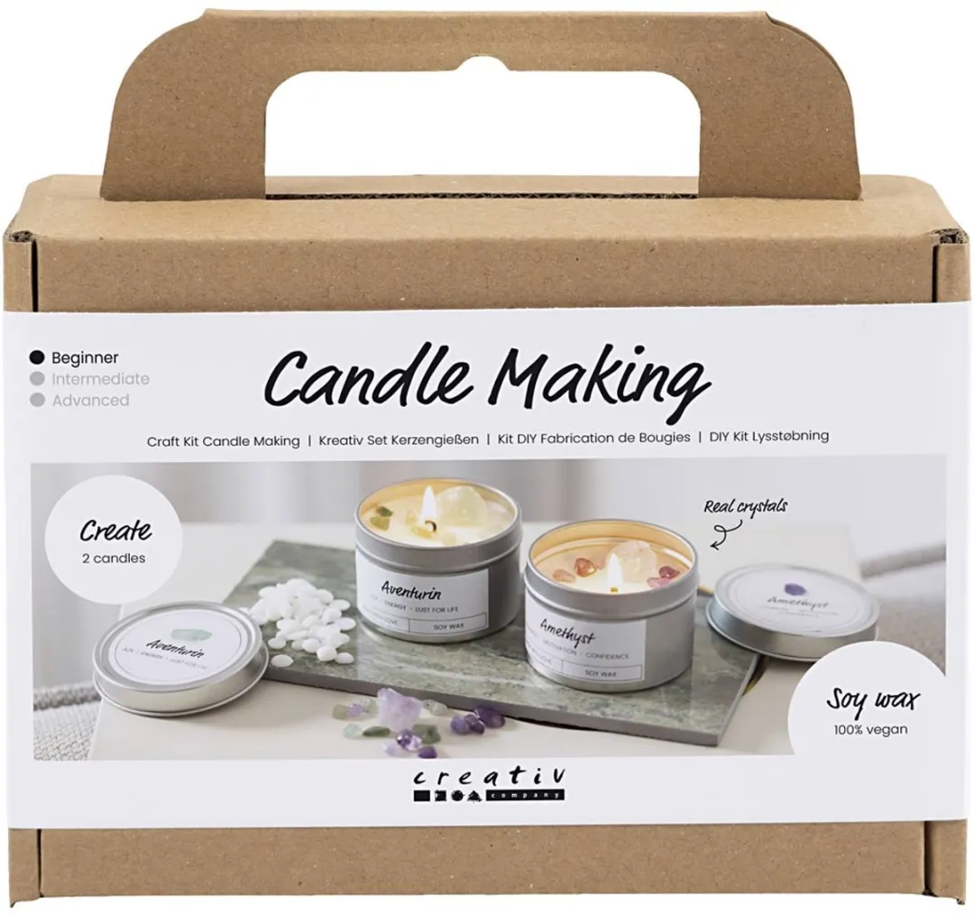 Creativ Company Mini Hobbyset Kaarsgieten Sojakaars Multicolor