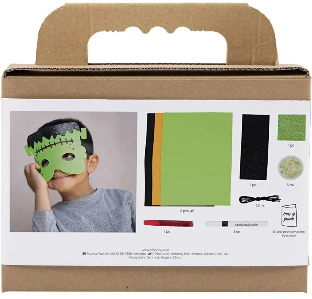 Creativ Company Mini Hobbyset Griezelkostuums Maskers - Multicolor