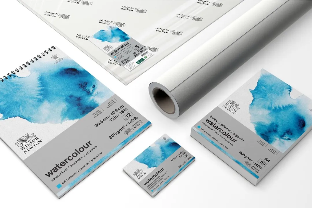 Winsor & Newton Classic Aquarelblok Postcard Pad A6 - 15 Vel 300g/m² Wit