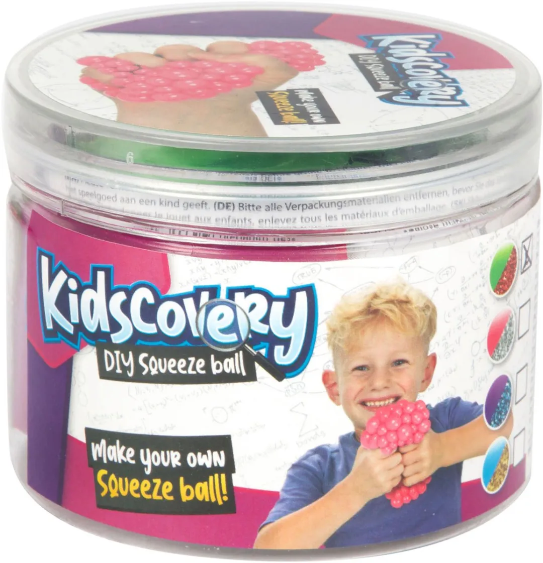 Toi-Toys Kidscovery Maak Je Eigen Knijpbal - Multi kleuren