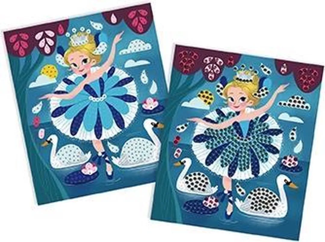 Janod Atelier Pailletten Ballerina - 800 Pailletten - afbeelding 6 van 6