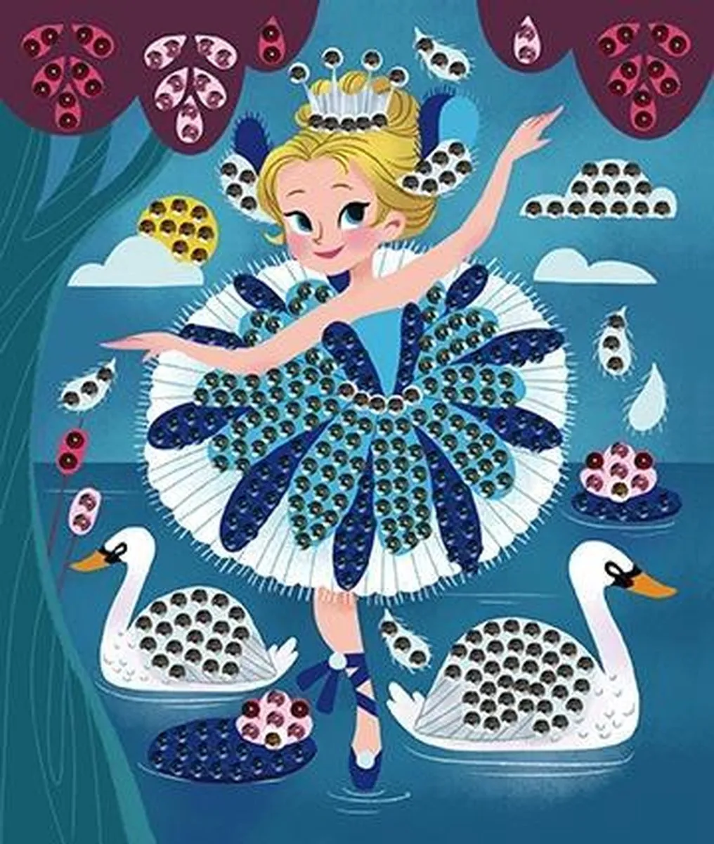 Janod Atelier Pailletten Ballerina - 800 Pailletten