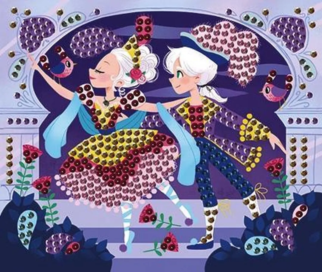Janod Atelier Pailletten Ballerina - 800 Pailletten