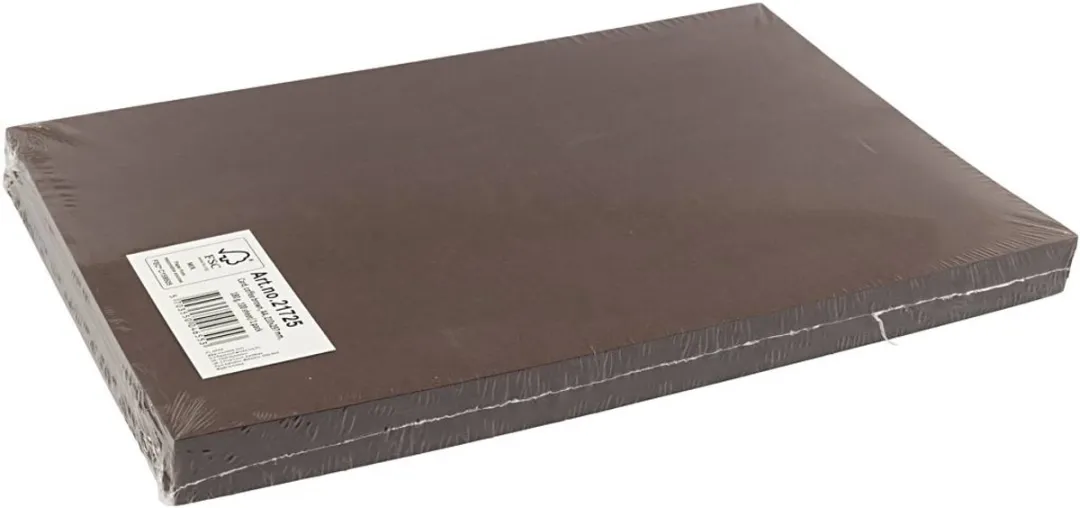 Creativ Company Bruin A4 Karton 180g - 100 Vel - Donkerbruin