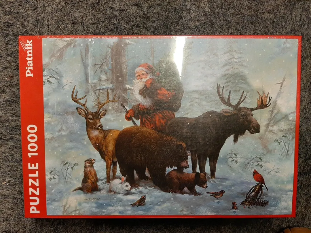 Piatnik Santa's Team Kerstpuzzel 1000 Stuks