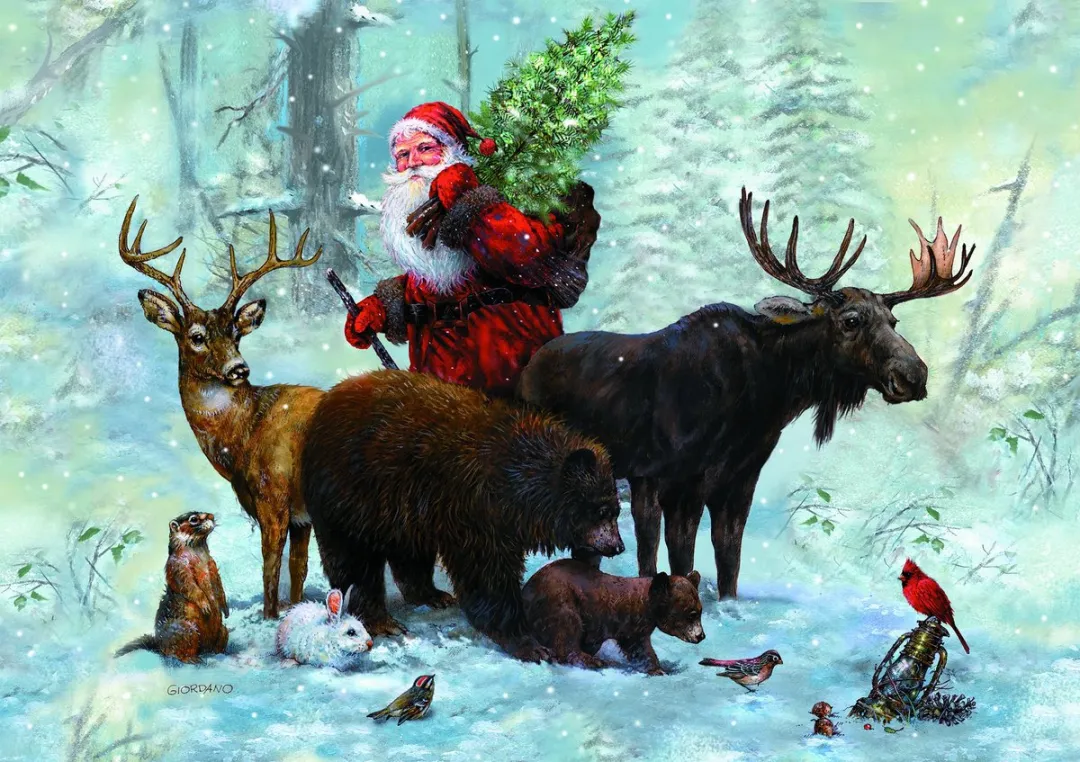 Piatnik Santa's Team Kerstpuzzel 1000 Stuks - Multicolor