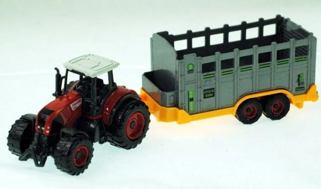 Jonotoys Tractorset 6-delig - Rood
