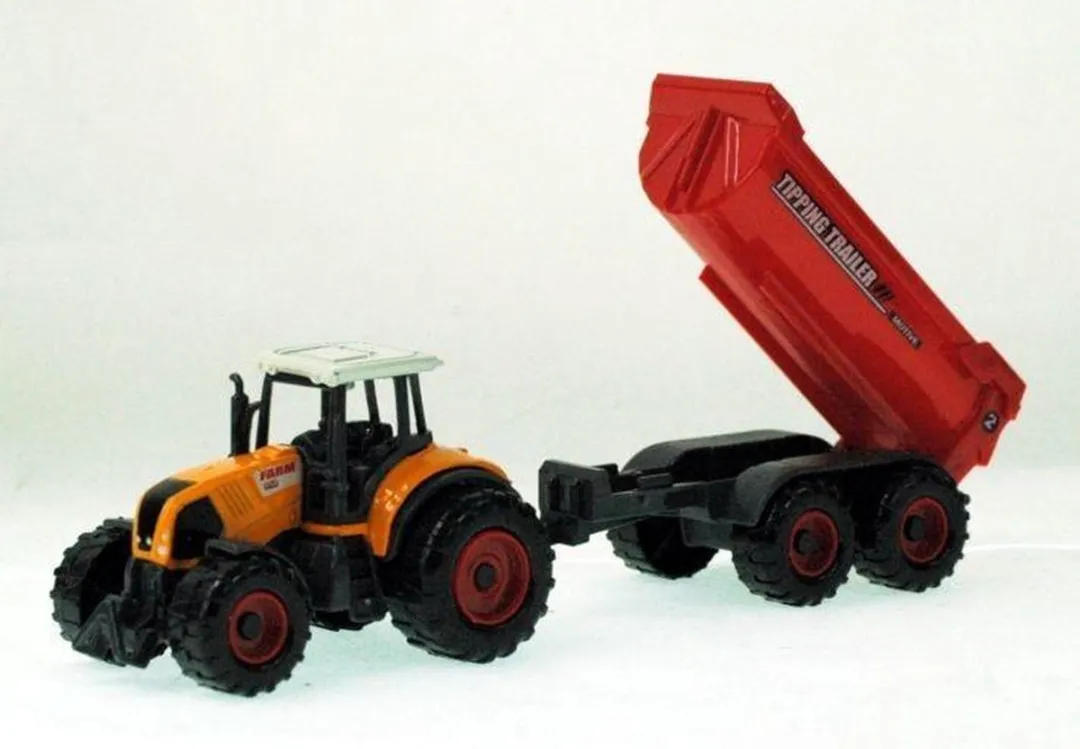 Jonotoys Tractorset 6-delig - Rood