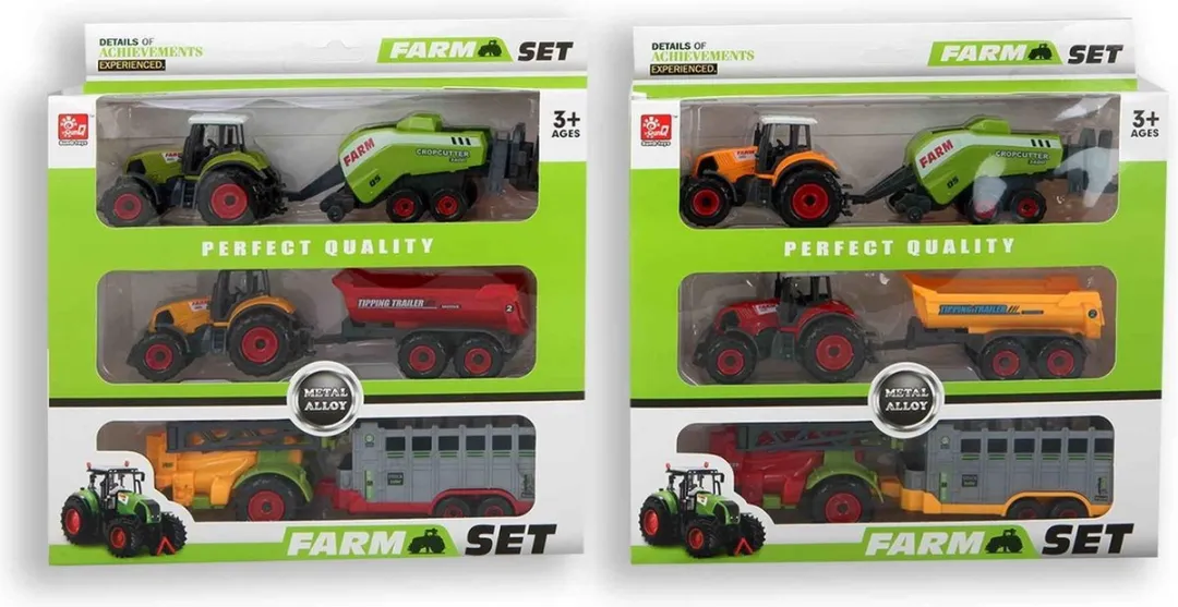 Jonotoys Tractorset 6-delig