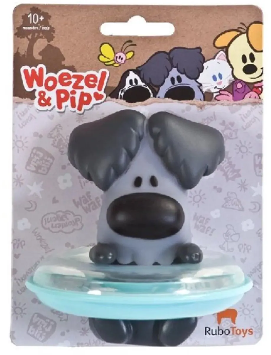 Rubo Toys Woezel & Pip Badfiguurtje Geel