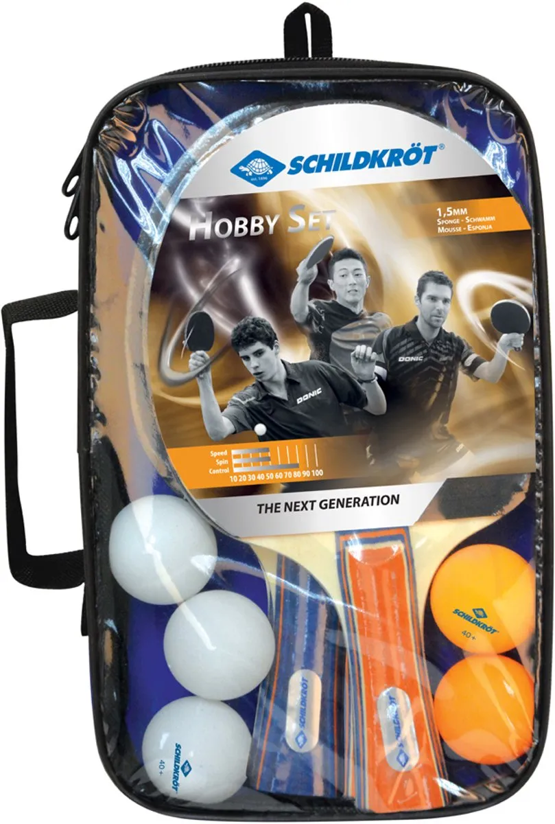 Schildkröt Hobby Set Tafeltennisset - 2 Spelers - Multicolore