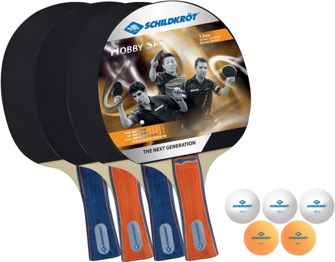 Schildkröt Hobby Set Tafeltennisset - 2 Spelers - Multicolore