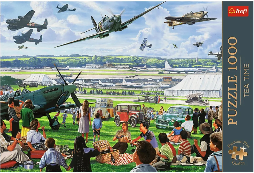Trefl Tea Time Air Show Legpuzzel 1000 Stuks - Multicolor