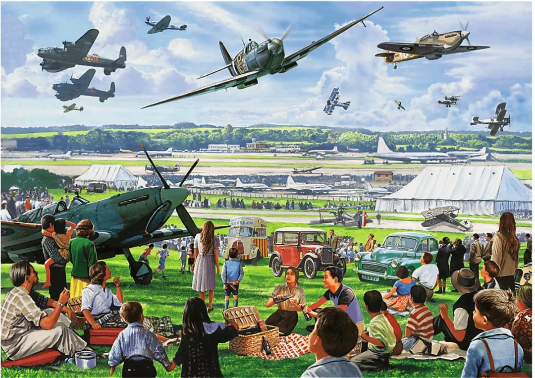 Trefl Tea Time Air Show Legpuzzel 1000 Stuks - Multicolor