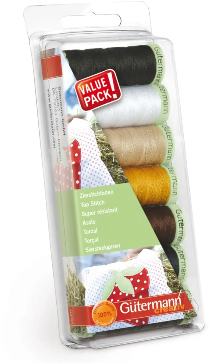 Gutermann Siersteek Naaigarenset 731153 - 7 Stuks