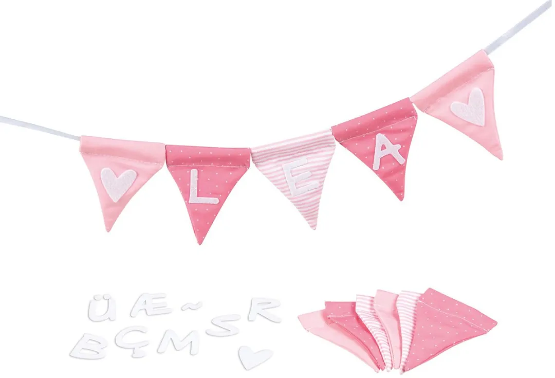 Goki Name Bunting - Multicolor