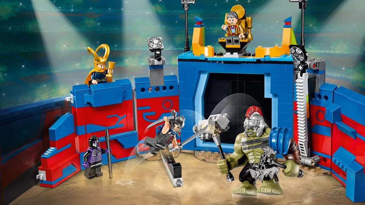 LEGO Super Heroes Thor vs. Hulk Arenagevecht 76088 - 492 Stukken