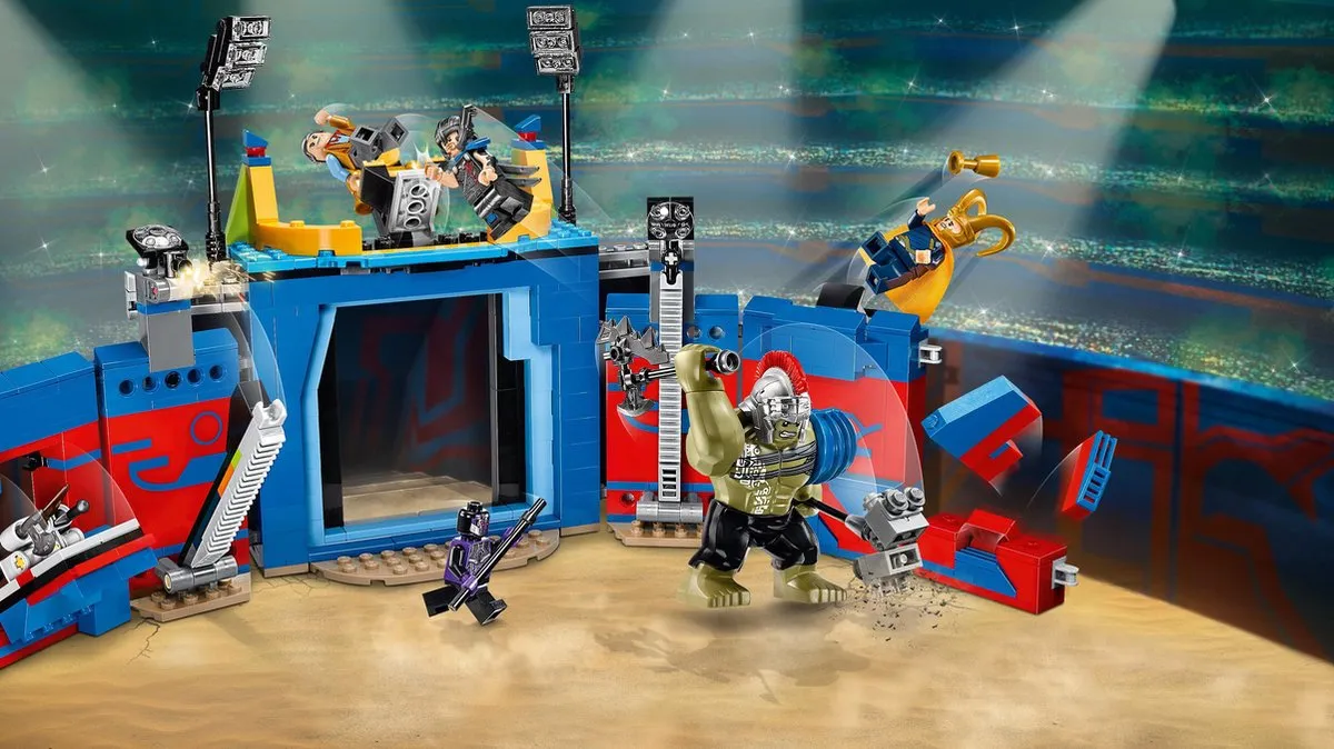 LEGO Super Heroes Thor vs. Hulk Arenagevecht 76088 - 492 Stukken