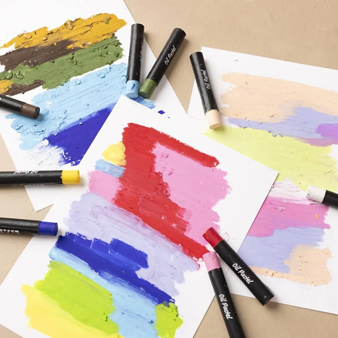 Creativ Company Oliepastels Pastelkleuren - 24 Stuks Multicolor