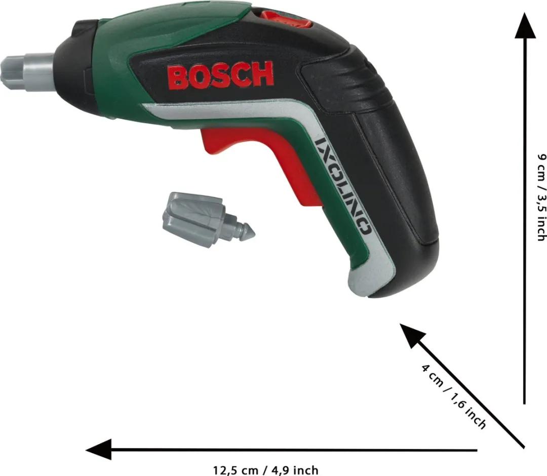 Klein Toys Bosch mini Ixolino II Accu-Schroevendraaier - Groen/Rood/Zwart