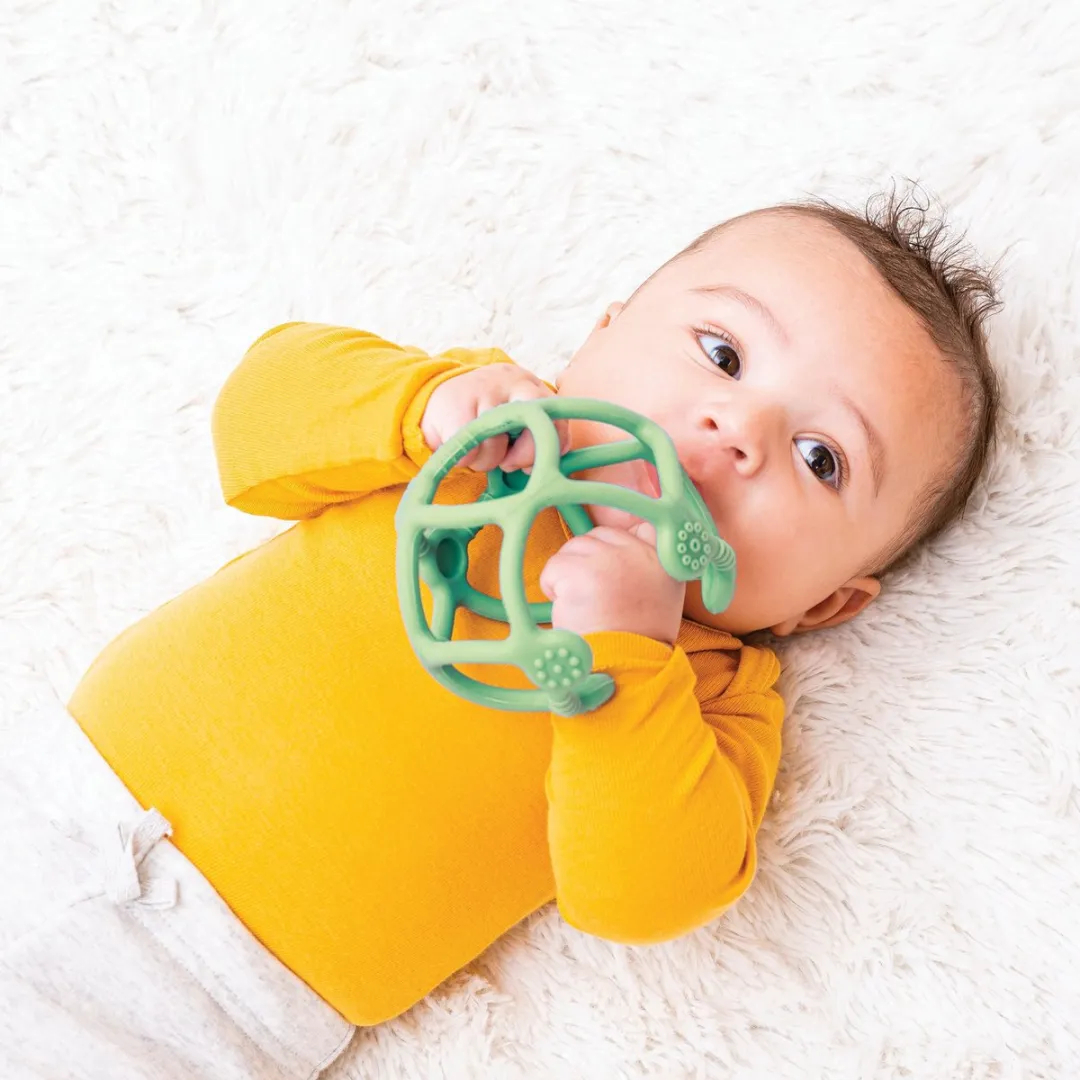 Nattou Silicone Ballen voor Baby's - 2 Stuks - Groen
