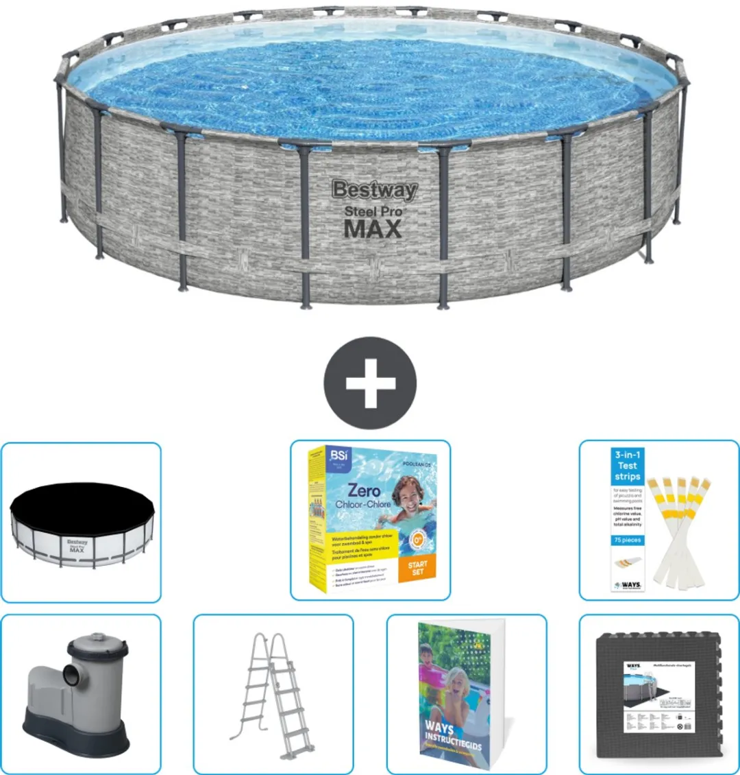 Bestway Steel Pro MAX Zwembad 549cm