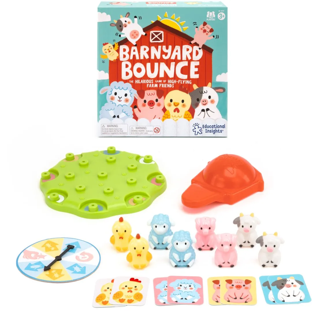 Learning Resources Barnyard Bounce Game 950EI1777 - Multicolor