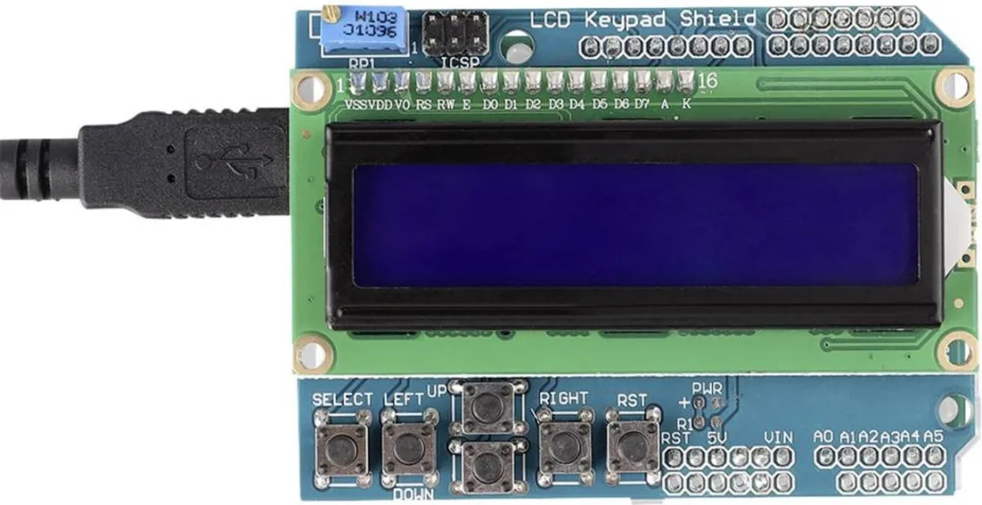 Tru Components TC-9927204 Displaymodule 5.6cm - 16x2 Pixel - Arduino