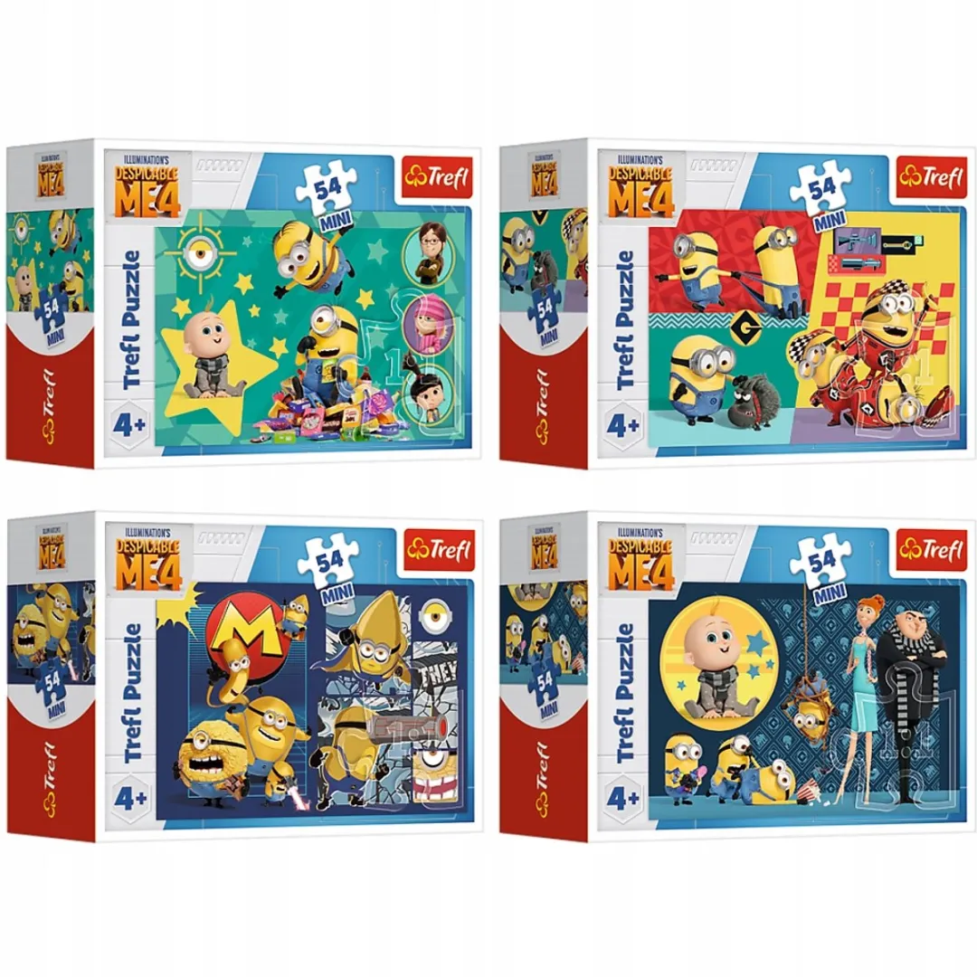 Trefl Minions Mini Puzzel 54 Stukjes - Multi