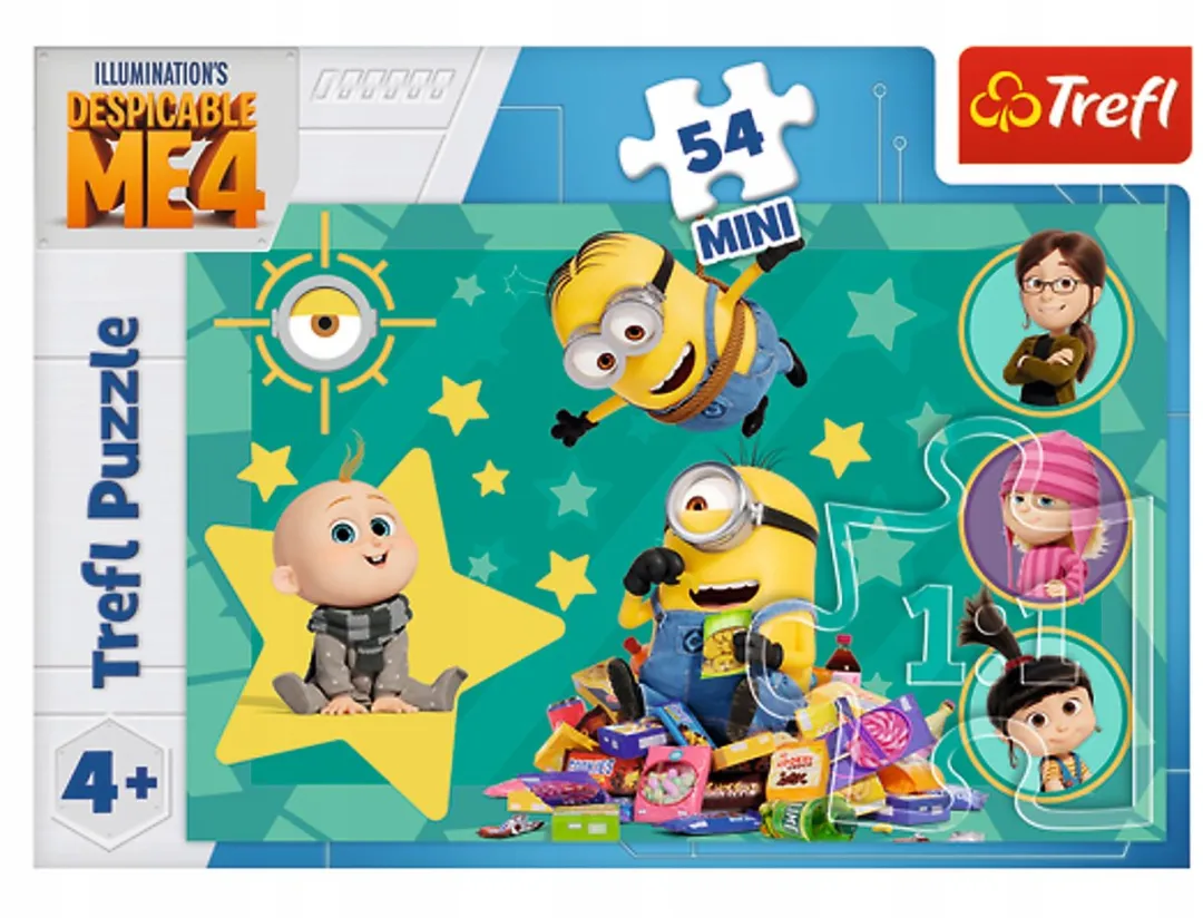 Trefl Minions Mini Puzzel 54 Stukjes - Multi