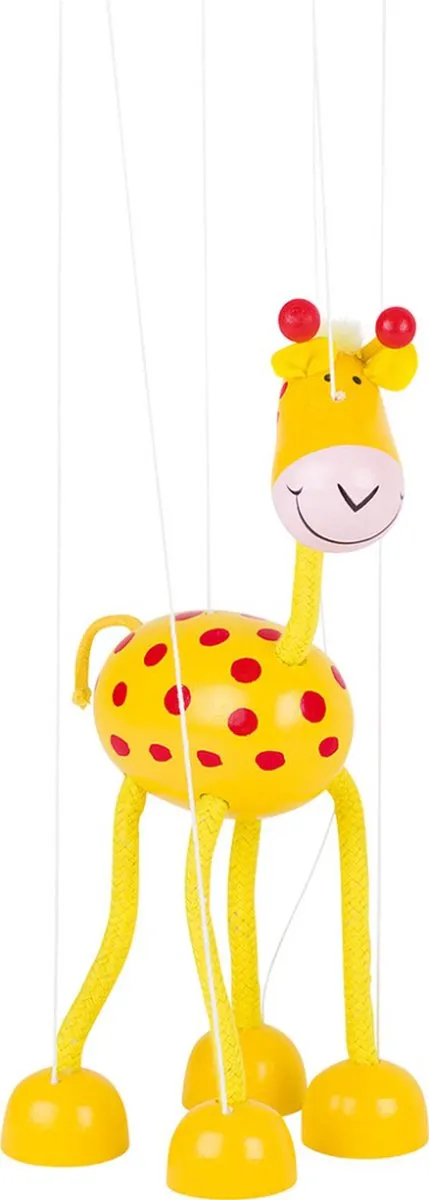 Goki Marionette Giraffe - Geel
