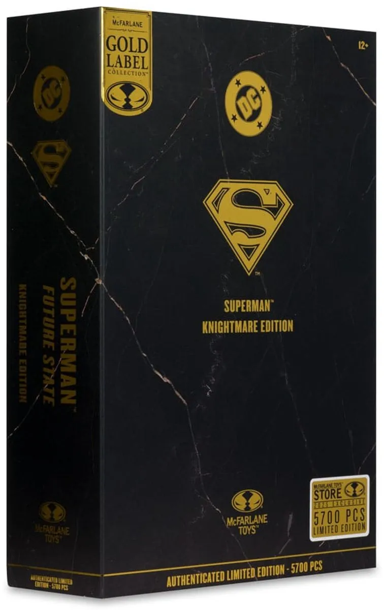 McFarlane Toys DC Multiverse Superman Knightmare Gold Label Action Figuur 18cm - Multi