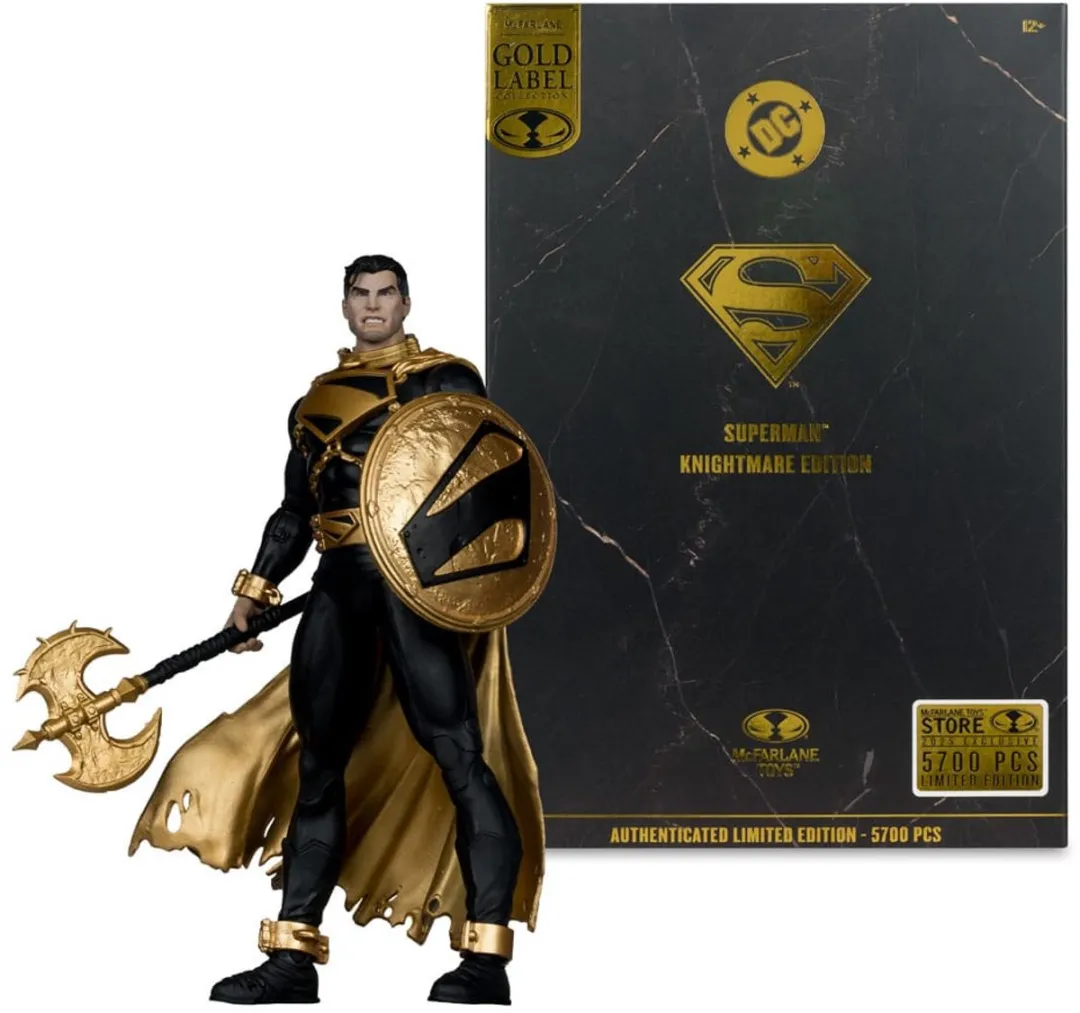 McFarlane Toys DC Multiverse Superman Knightmare Gold Label Action Figuur 18cm - Multi