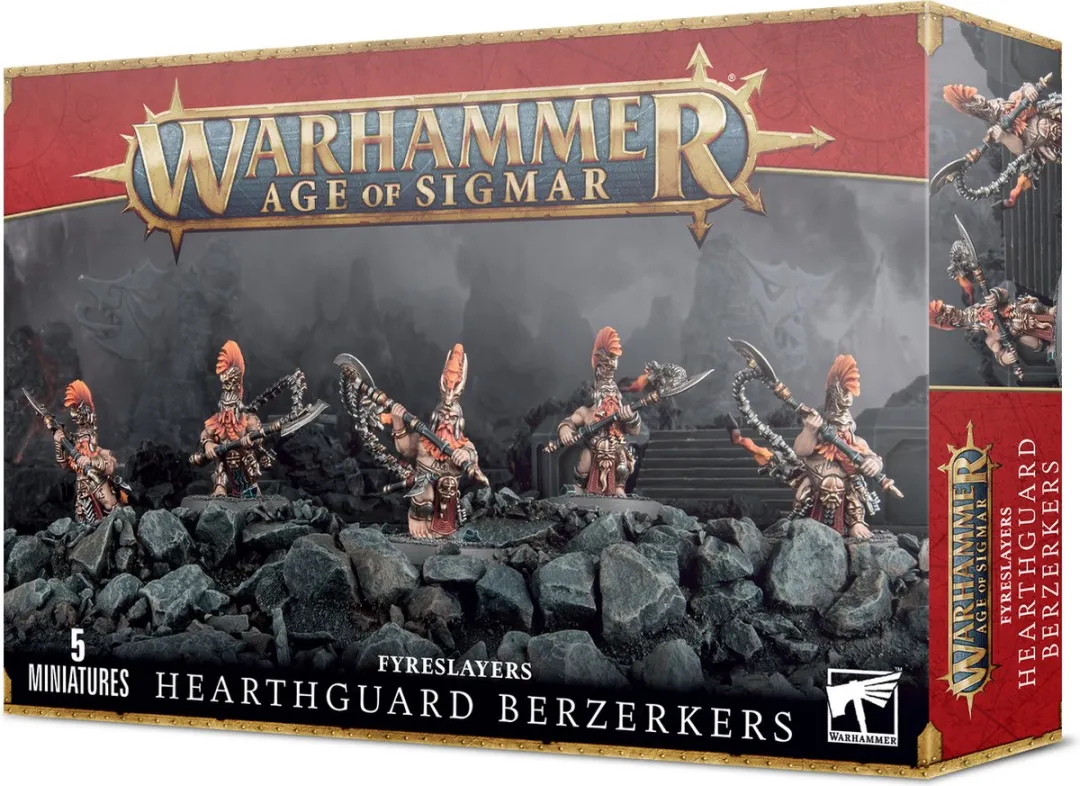 Games Workshop Fyreslayers Auric Hearthguard Berzerkers
