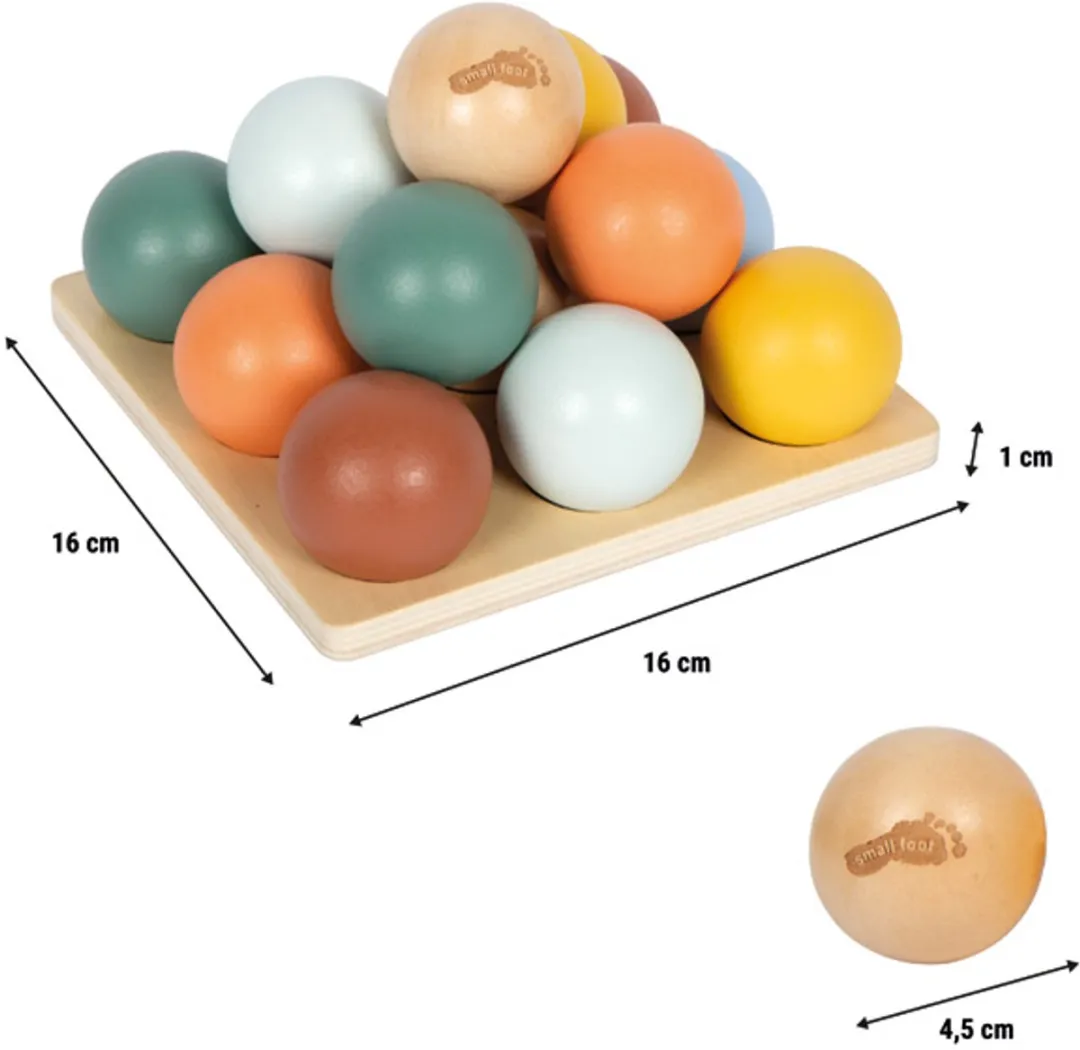 Small Foot Houten Montessori Sorteerspel - 15 Stuks - Multicolor