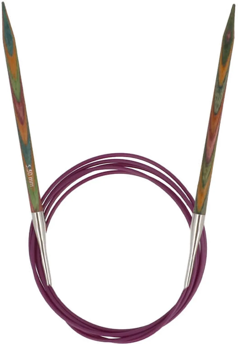 KnitPro Symfonie Rondbreinaalden 150cm 5.50mm - Multikleur