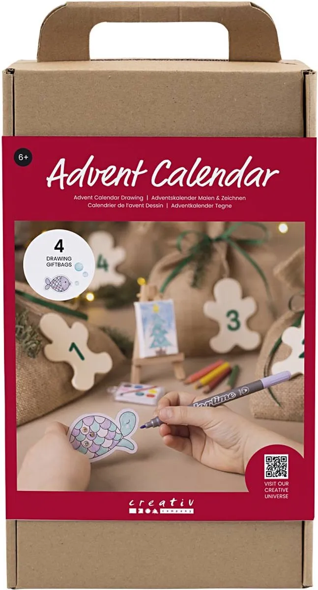 Creativ Company Adventskalender Tekenen Multicolor