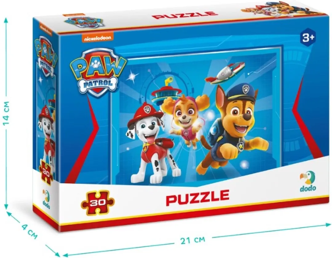 Dodo Toys Paw Patrol Puzzel 200422 - 60 Stuks - Marshall/Skye/Rubble