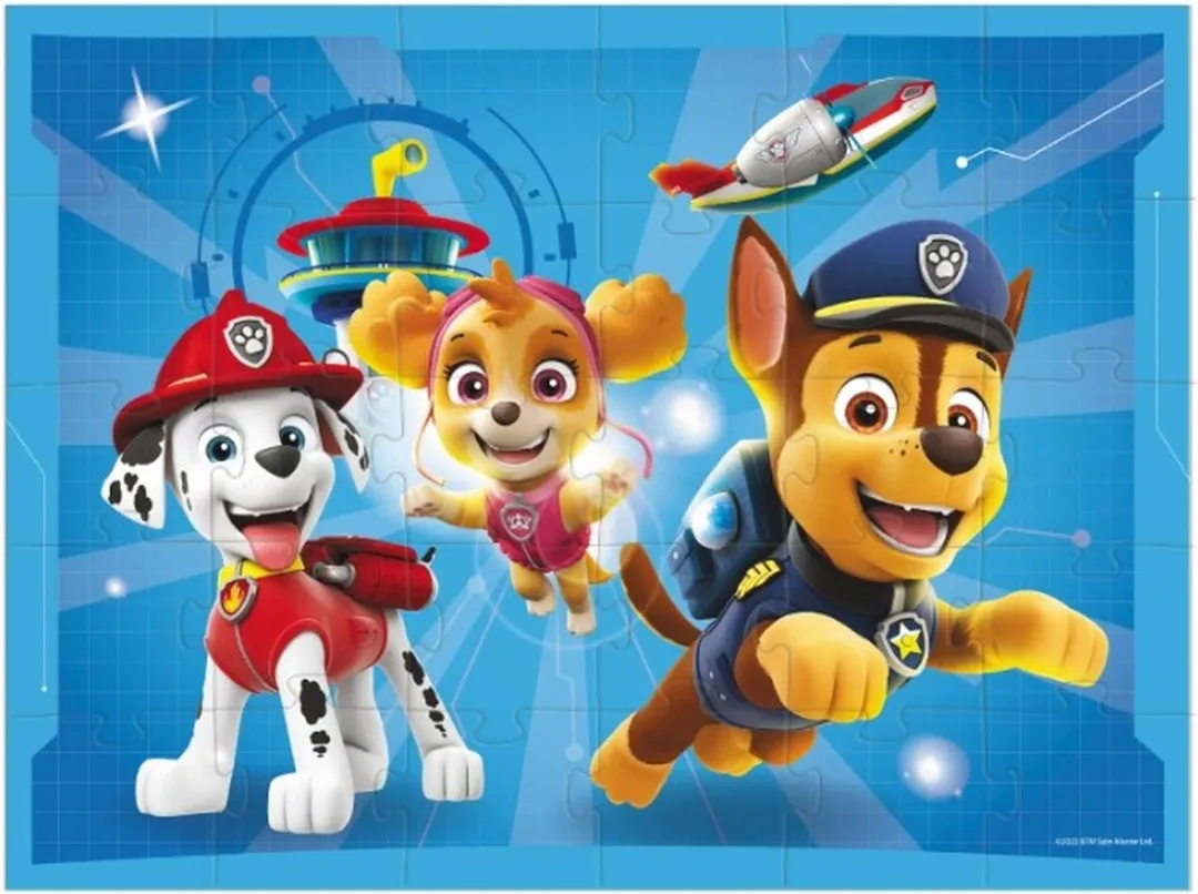 Dodo Toys Paw Patrol Puzzel 200422 - 60 Stuks - Marshall/Skye/Rubble