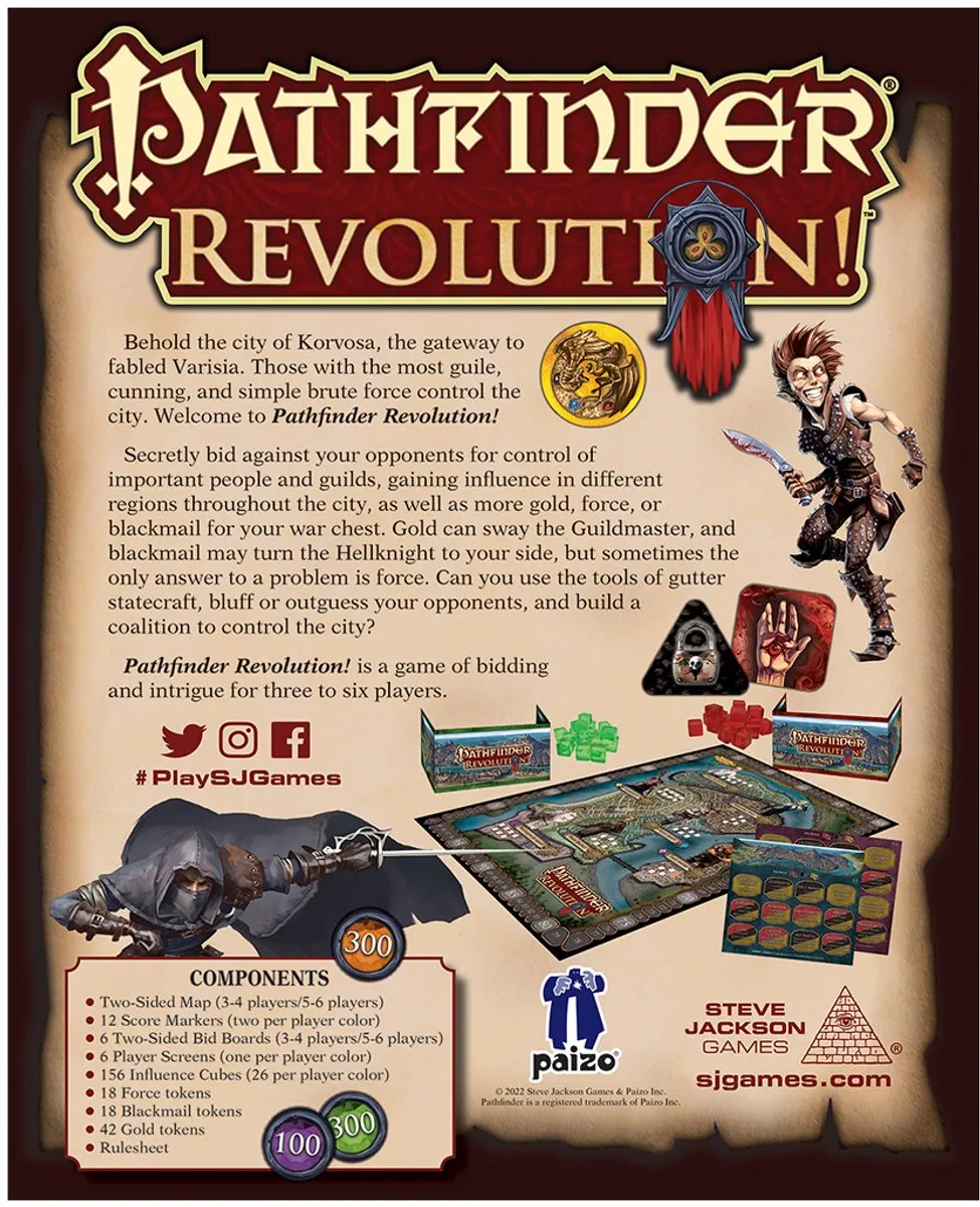 Steve Jackson Games Pathfinder Revolution Bordspel 1913SJG