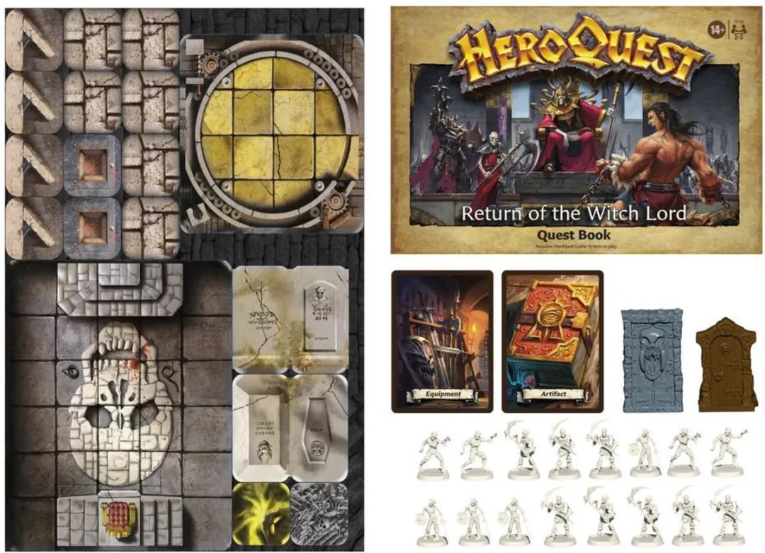 Hasbro Gaming HeroQuest Return of the Witch Lord Bordspel - 2-5 Spelers