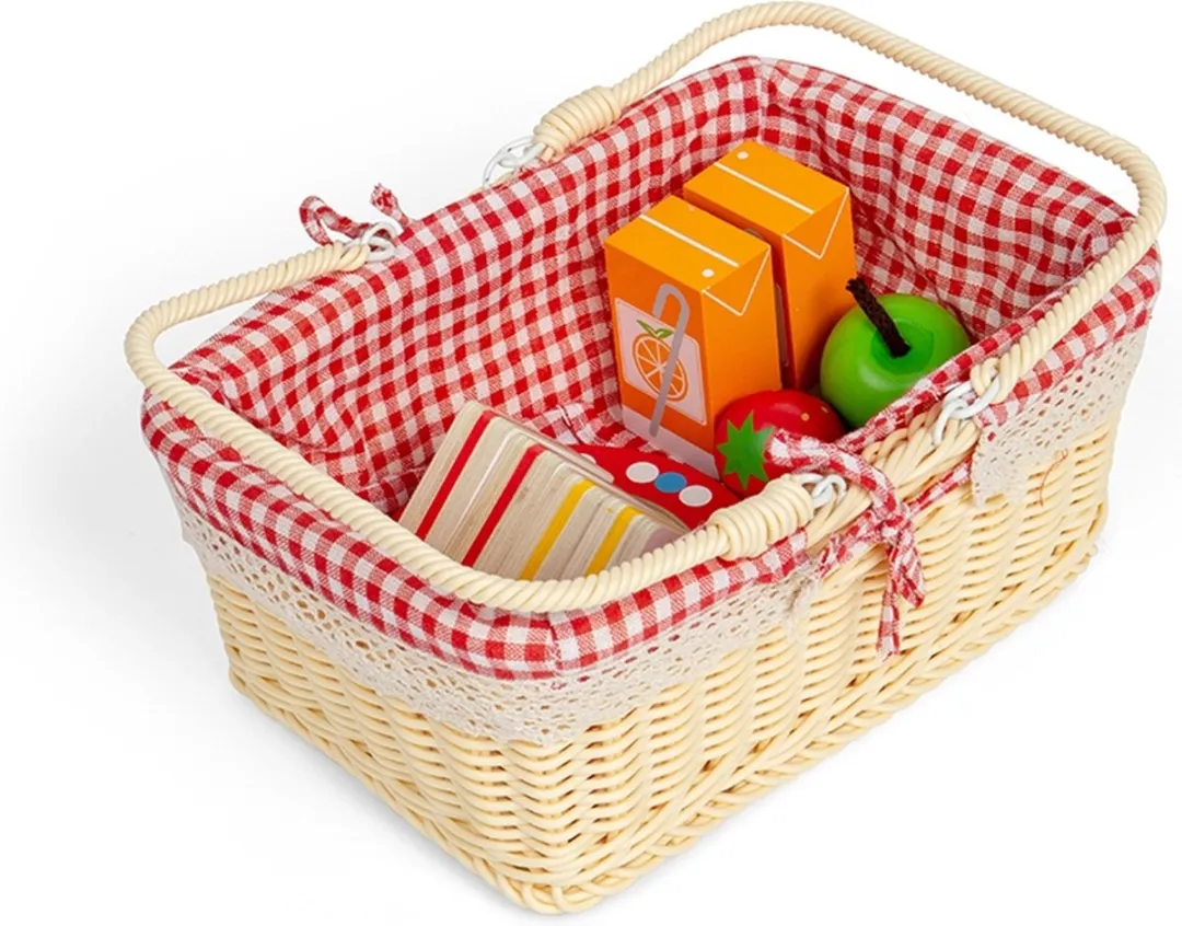 BIGJIGS Picknickmand BJ438 - 6 Personen - Multicolor