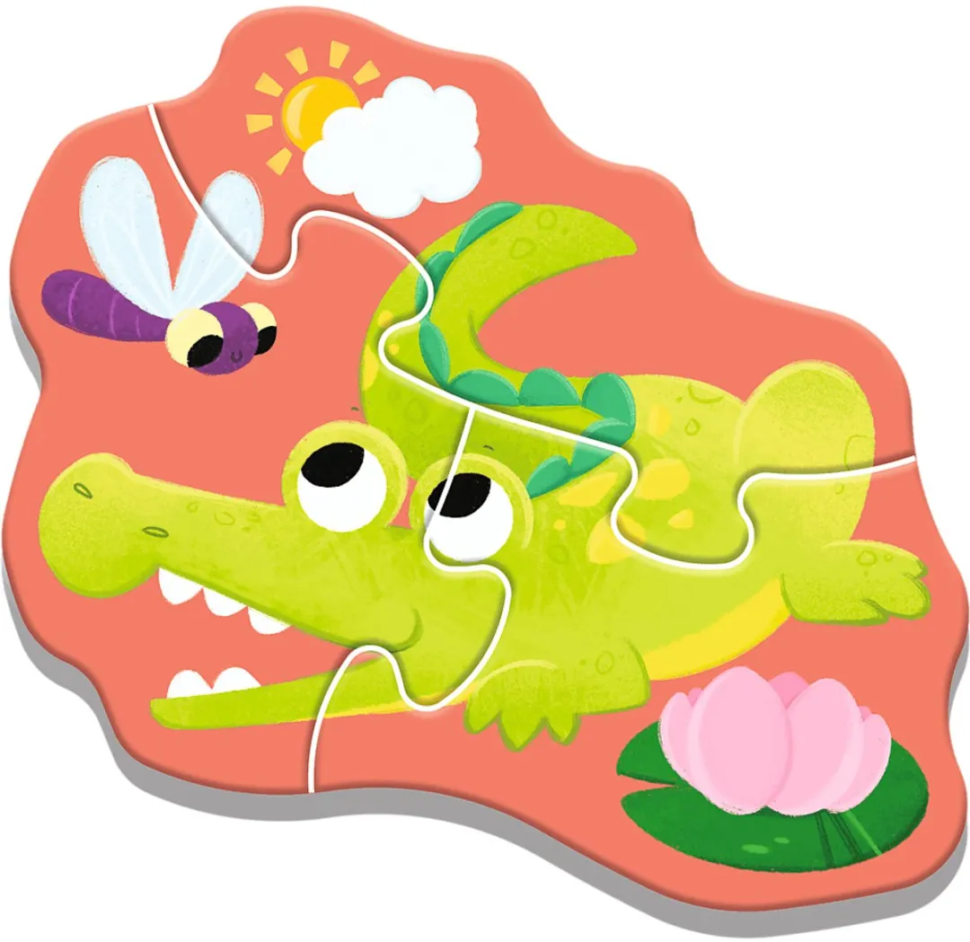 Trefl Dieren Puzzel 36135 - 5 Stuks - Meerkleurig