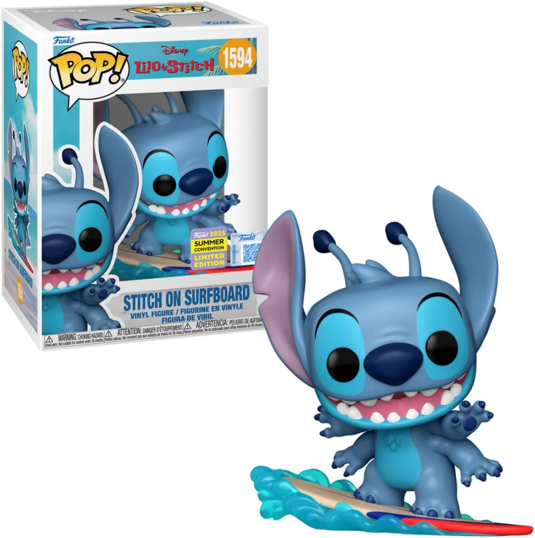 Funko Pop! Disney Lilo & Stitch Stitch op Surfboard #1594