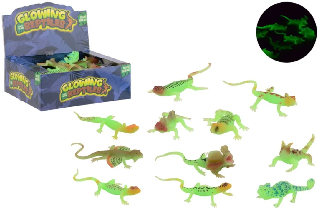 Johntoy Glow-in-the-Dark Reptielen Set
