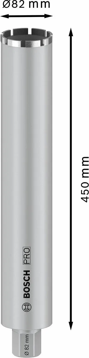 Bosch PRO Kernfrees 82x450mm G 1 1/4" UNC - Hout
