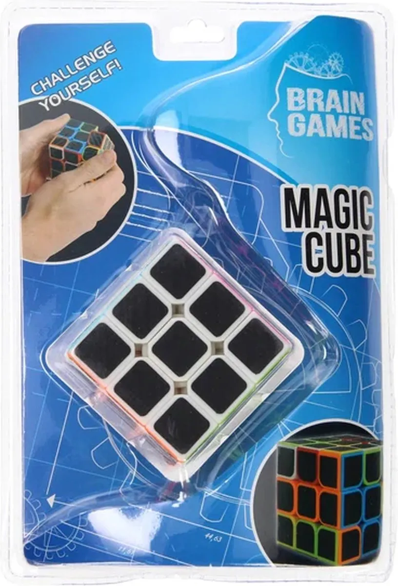Brain Games Magische Kubus Junior 6,6cm - MPN 620677 - Zwart