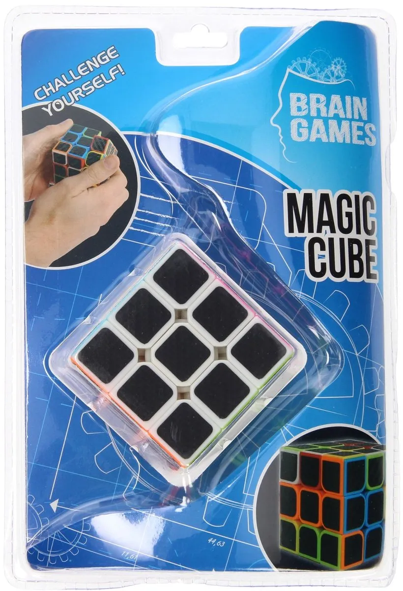 Brain Games Magische Kubus Junior 6,6cm - MPN 620677 - Zwart